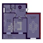 2-комн. квартира 90.2 м²  7/8 этаж | Жилой комплекс Navruz Avenue
