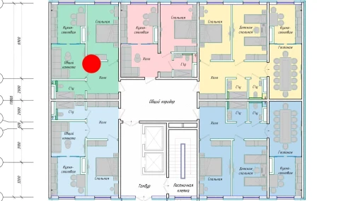 2-комнатная квартира 101.19 м²  1/12 этаж | Жилой комплекс SERGELI CITY