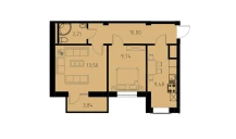 2-комн. квартира 47.1 м²  4/9 этаж | Жилой комплекс MINGCHINOR
