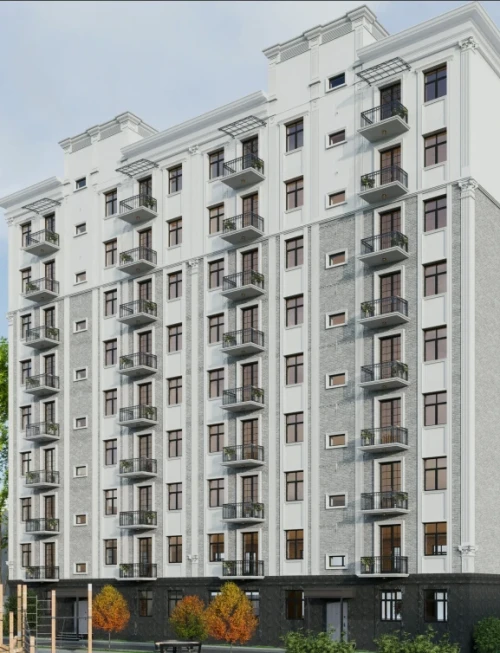 3-xonali xonadon 53.35 m²  2/9 qavat | Turkiston Plaza Turar-joy majmuasi