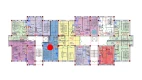 2-xonali xonadon 74.6 m²  1/9 qavat | ZAR ZAMONAVIY UYLAR Turar-joy majmuasi