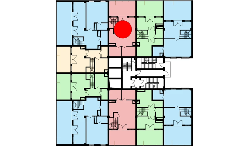2-комнатная квартира 129 м²  16/16 этаж | Жилой комплекс Musaffo