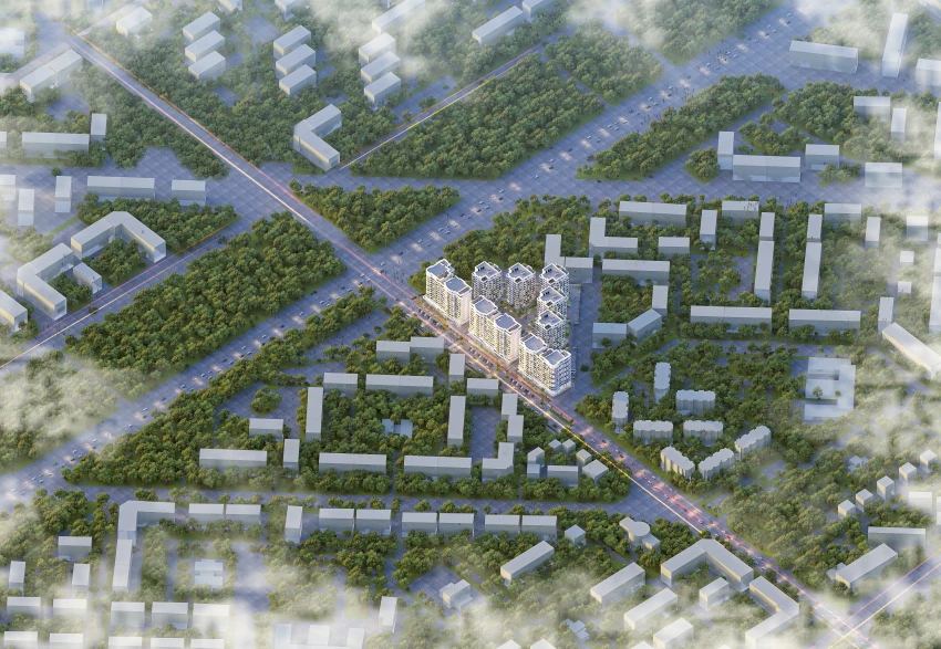 1-комн. квартира 50.4 м²  7/13 этаж | Жилой комплекс MEGAPOLIS А2