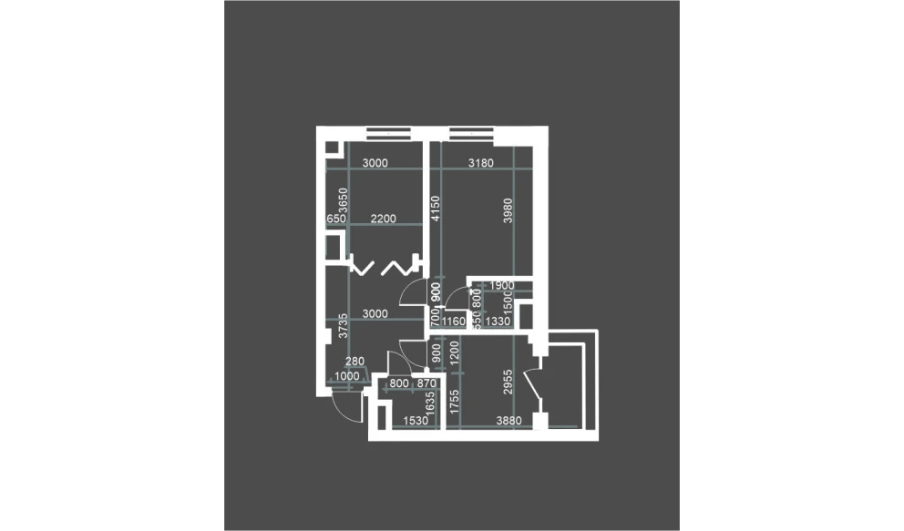 3-комнатная квартира 53.2 м²  11/12 этаж | Жилой комплекс Bunyodobod