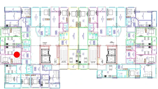 1-xonali xonadon 45.63 m²  5/17 qavat | UCHTEPA CITY Turar-joy majmuasi