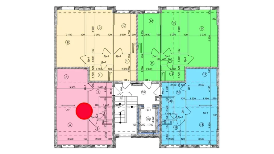2-xonali xonadon 51.1 m²  5/9 qavat | Uchtepa Avenue Turar-joy majmuasi