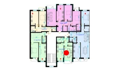 1-xonali xonadon 51.3 m²  7/9 qavat | Rohat Turar-joy majmuasi