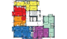 1-комн. квартира 41.5 м²  4/10 этаж | Жилой комплекс NUR BARAKA