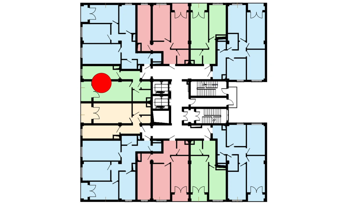 1-комн. квартира 53 м²  9/16 этаж | Жилой комплекс Musaffo