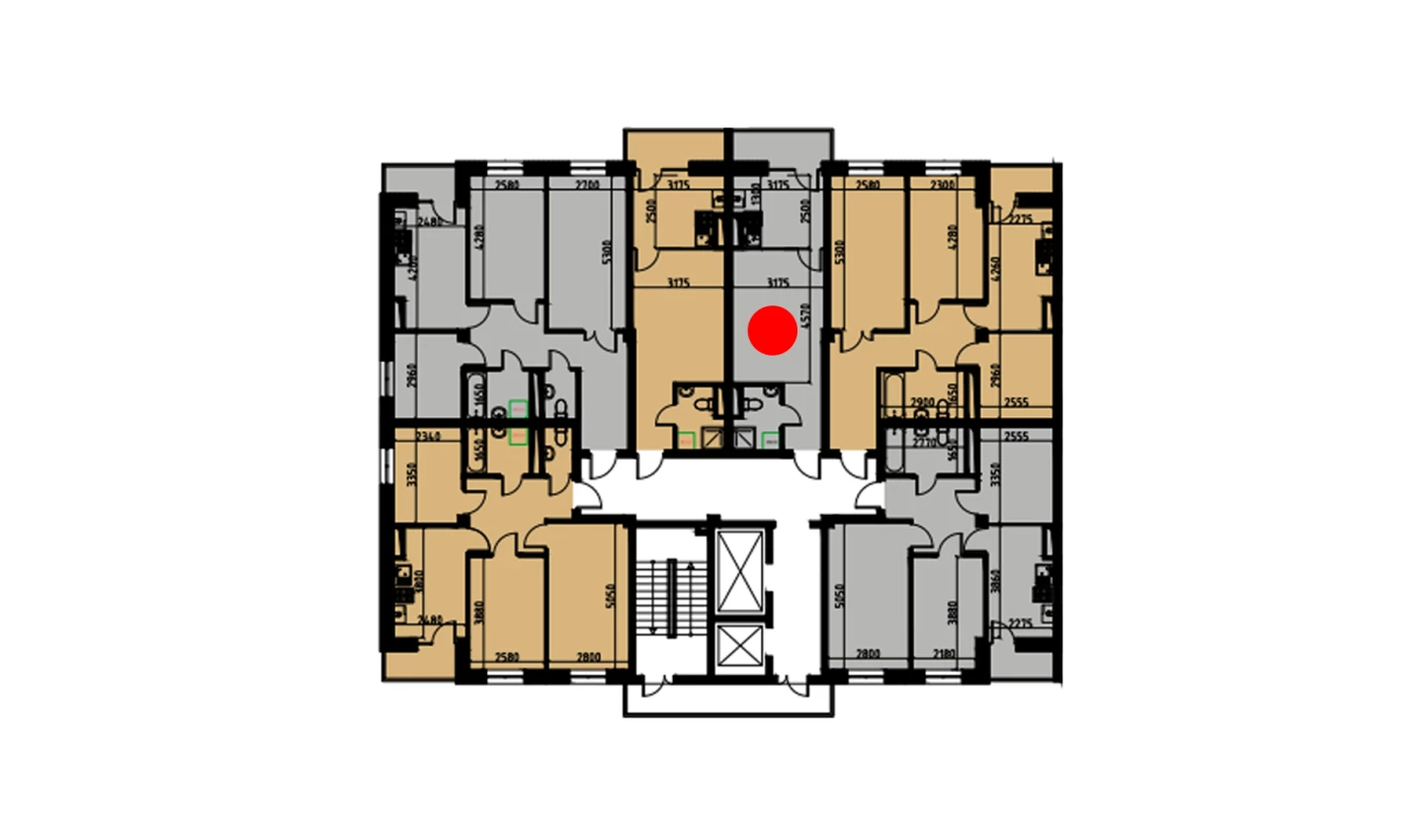1-комн. квартира 30.31 м²  10/10 этаж | Жилой комплекс YANGIOBOD RESIDENCE