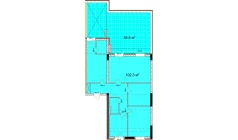 4-xonali xonadon 102.3 m²  13/9 qavat | Uchtepa Avenue Turar-joy majmuasi