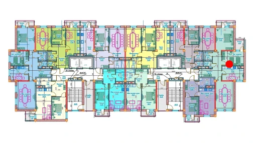 3-комнатная квартира 93.72 м²  5/13 этаж | Жилой комплекс Al-Qasr