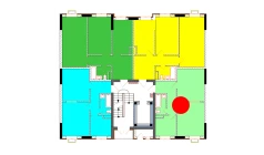 2-xonali xonadon 50.3 m²  2/9 qavat | Uchtepa Avenue Turar-joy majmuasi