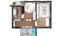 2-комн. квартира 88.15 м²  1/10 этаж | Жилой комплекс AZAMATOV GROUP