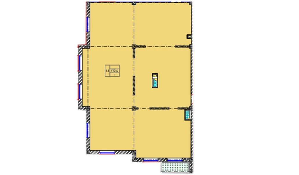 1-комн. квартира 172.4 м²  1/9 этаж | Жилой комплекс MINGCHINOR