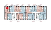 2-xonali xonadon 79.8 m²  8/10 qavat | Ko'kcha-Oqtepa Turar-joy majmuasi