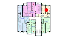 1-xonali xonadon 51 m²  6/9 qavat | Rohat Turar-joy majmuasi