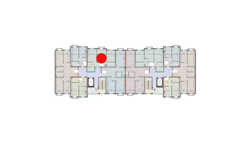 2-xonali xonadon 77 m²  9/9 qavat | YANGI AVLOD Turar-joy majmuasi