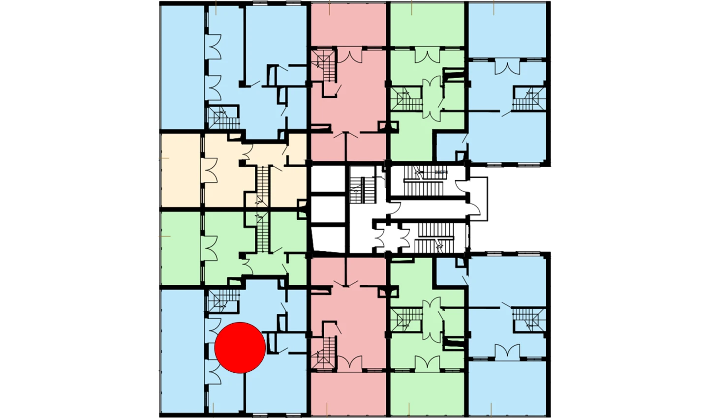 3-xonali xonadon 188.3 m²  16/16 qavat | Musaffo Turar-joy majmuasi