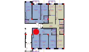 2-комн. квартира 66.35 м²  2/10 этаж | Жилой комплекс Ko'kcha-Oqtepa