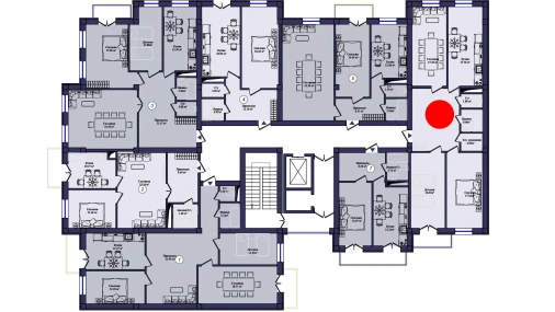 3-комнатная квартира 97.5 м²  6/10 этаж | Жилой комплекс KAMALAK