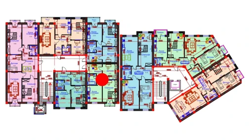 2-xonali xonadon 58.5 m²  10/10 qavat | AFROSIYOB Turar-joy majmuasi