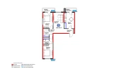 3-xonali xonadon 80.18 m² 16/16 qavat | BI SAN'AT Turar-joy majmuasi 3-xonali xonadon 80.18 m² 16/16 qavat | BI SAN'AT Turar-joy majmuasi