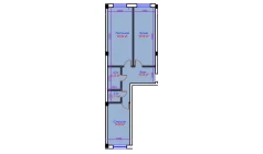 2-комн. квартира 68.83 м²  1/10 этаж | Жилой комплекс Ko'kcha-Oqtepa