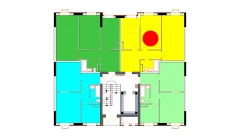 2-xonali xonadon 66.3 m²  9/9 qavat | Uchtepa Avenue Turar-joy majmuasi
