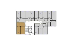 1-комн. квартира 54.8 м²  9/16 этаж | Жилой комплекс BRILLIANT