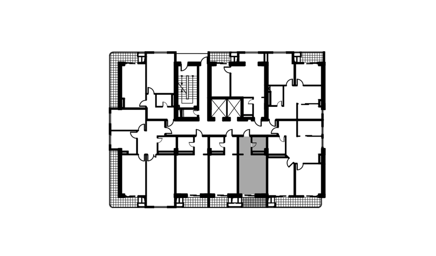 1-комн. квартира 30.9 м²  3/12 этаж | Жилой комплекс NAVRUZ GROUP