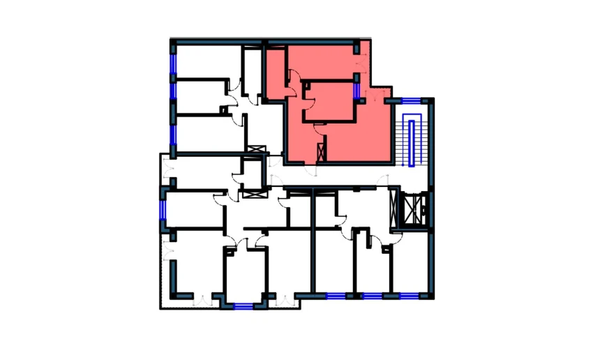 2-xonali xonadon 65 m²  5/9 qavat | KO'KSAROY Turar-joy majmuasi