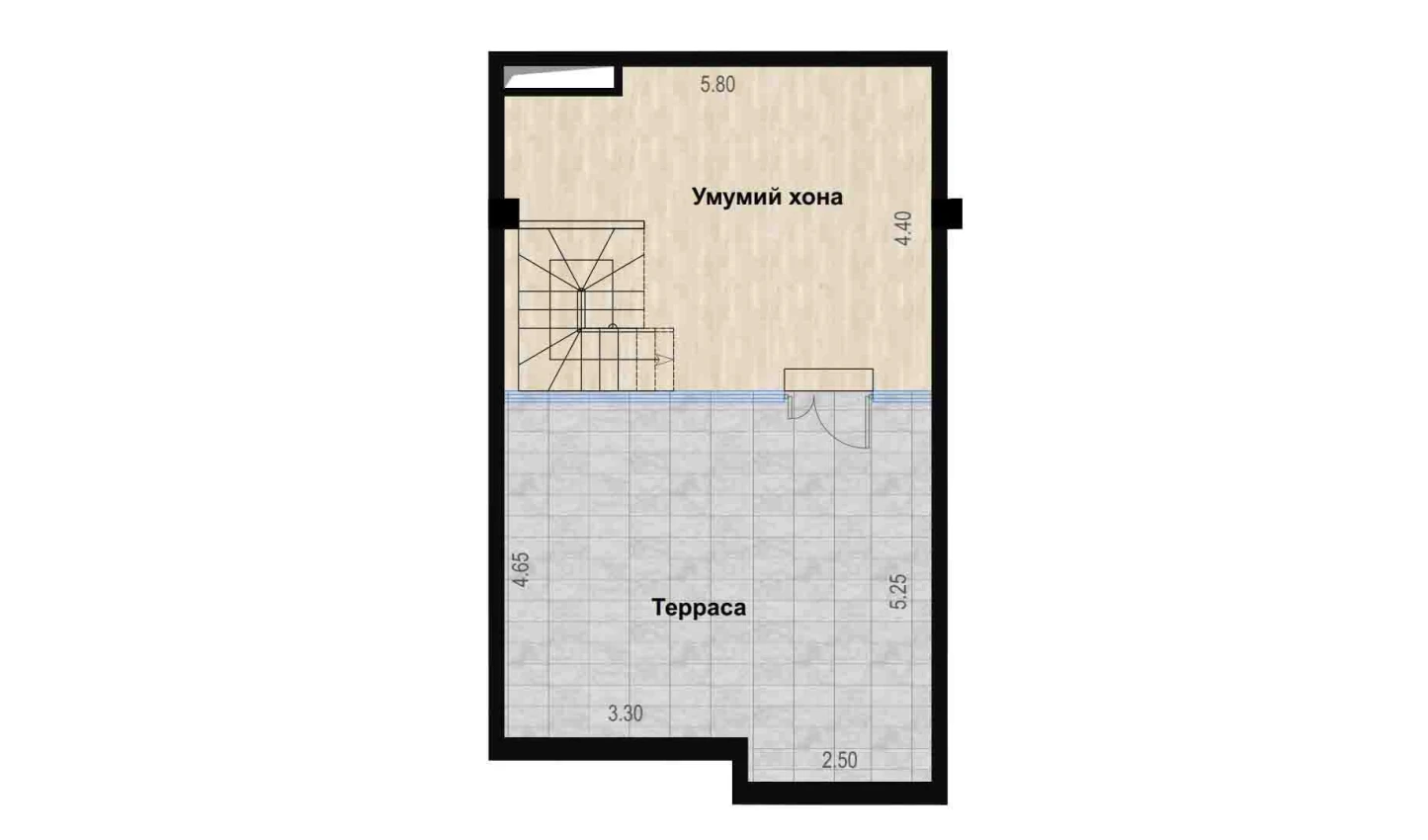 2-комн. квартира 100.59 м²  7/7 этаж | Жилой комплекс Bochka Resort