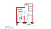 2-комн. квартира 41.7 м²  15/16 этаж | Жилой комплекс BI SAN'AT