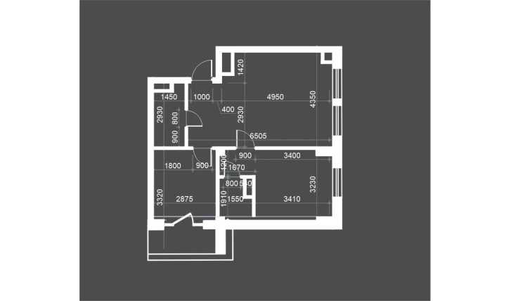3-комнатная квартира 57.9 м²  11/12 этаж | Жилой комплекс Bunyodobod