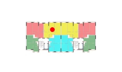 2-комн. квартира 65 м²  1/9 этаж | Жилой комплекс Uchtepa Avenue