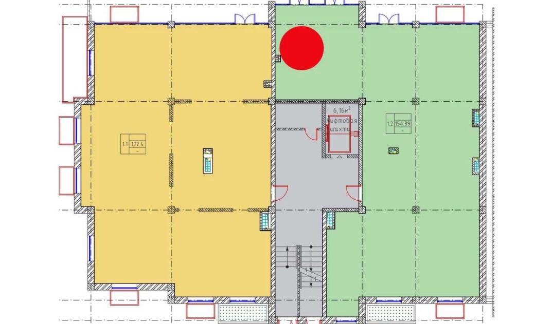 1-xonali xonadon 154.89 m²  1/9 qavat | MINGCHINOR Turar-joy majmuasi