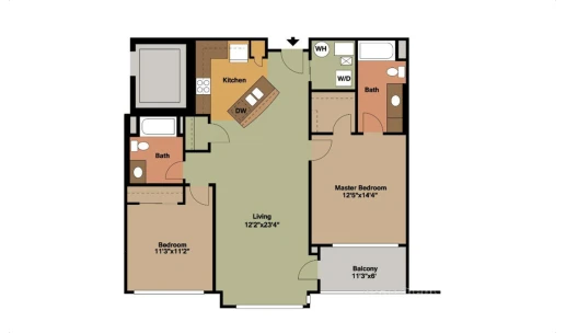 3-комнатная квартира 80.5 м²  5/7 этаж | Жилой комплекс Yangi Qo'shnilar