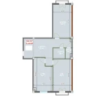 2-комн. квартира 102.7 м²  6/9 этаж | Жилой комплекс YANGI AVLOD