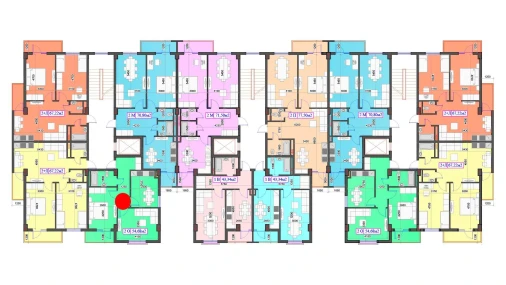 2-xonali xonadon 54.68 m²  7/7 qavat | O'ZBEGIM Turar-joy majmuasi