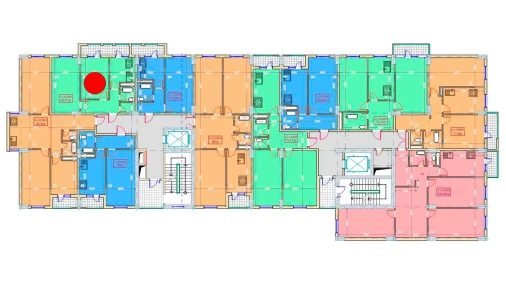 2-комнатная квартира 58.87 м²  9/9 этаж | Жилой комплекс XUMO