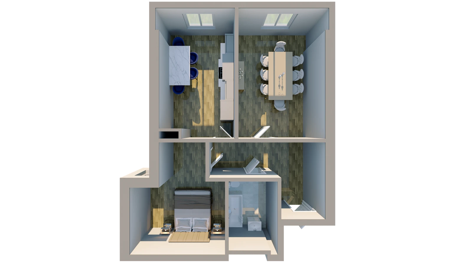 2-комн. квартира 70 м²  9/10 этаж | Жилой комплекс BRIDGE
