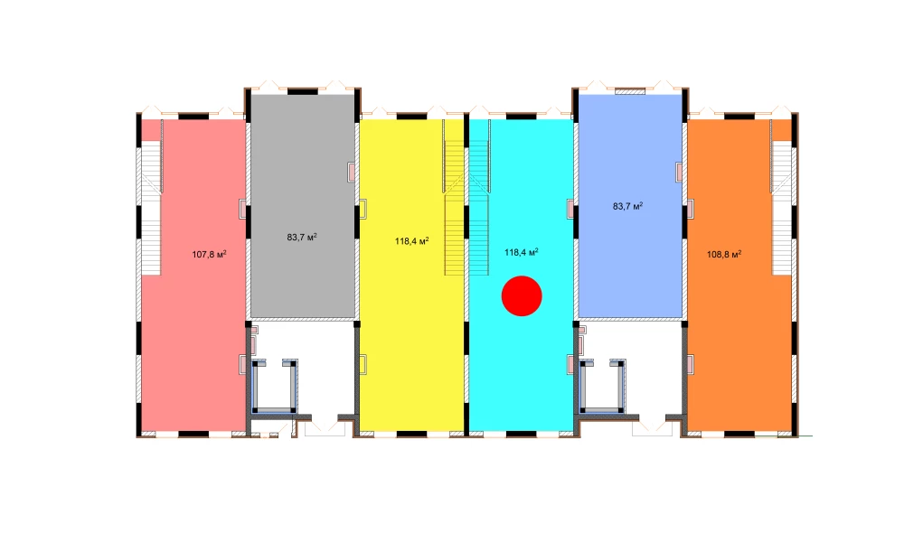 1-xonali xonadon 118.4 m²  1/10 qavat | Uchtepa Avenue Turar-joy majmuasi