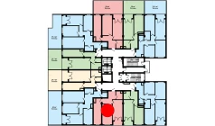 2-комн. квартира 66.6 м²  3/16 этаж | Жилой комплекс Musaffo