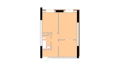 2-xonali xonadon 42.6 m²  6/9 qavat | Uchtepa Avenue Turar-joy majmuasi