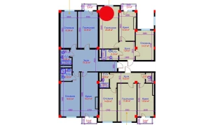 2-xonali xonadon 63.2 m²  5/10 qavat | Ko'kcha-Oqtepa Turar-joy majmuasi