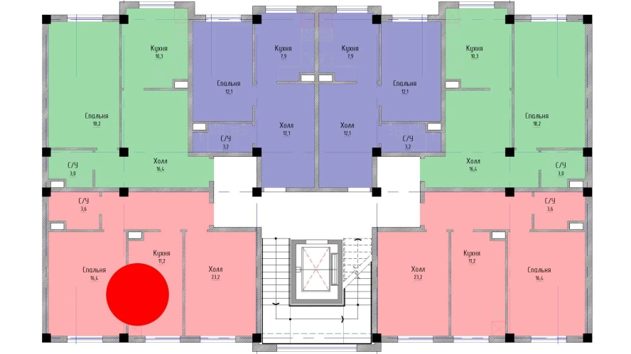 2-комн. квартира 54.4 м² 4/5 этаж | Жилой комплекс Yangi O'zbekiston 2-комн. квартира 54.4 м² 4/5 этаж | Жилой комплекс Yangi O'zbekiston