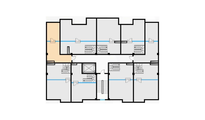 1-комнатная квартира 57.56 м²  7/7 этаж | Жилой комплекс Bochka Resort