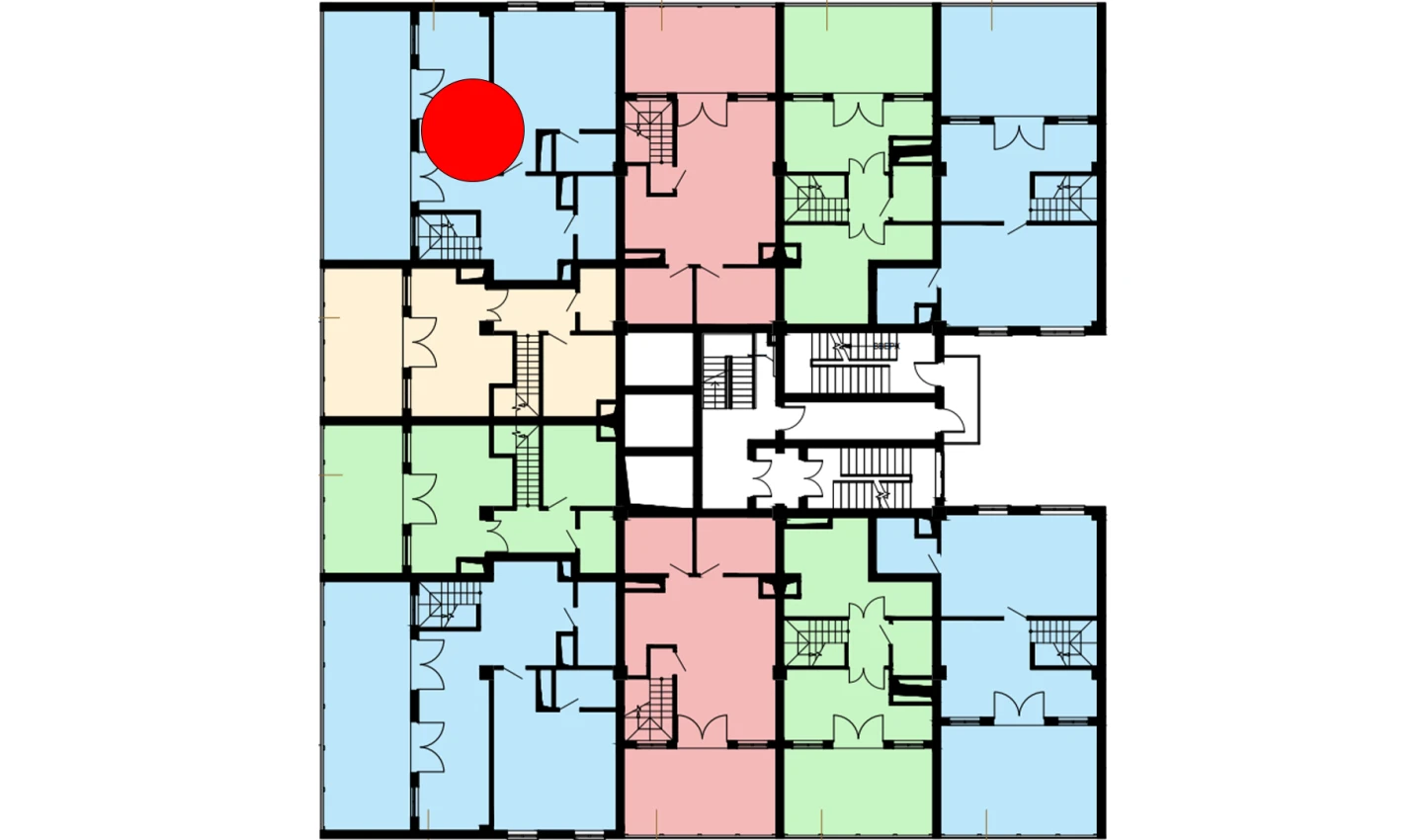 3-xonali xonadon 188.3 m²  16/16 qavat | Musaffo Turar-joy majmuasi