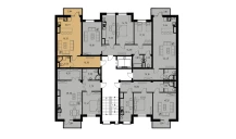 1-комн. квартира 41.92 м²  3/9 этаж | Жилой комплекс MINGCHINOR